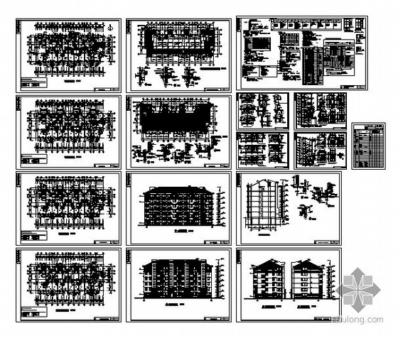 温州某小区六层住宅楼建筑施工图(2#楼)-4