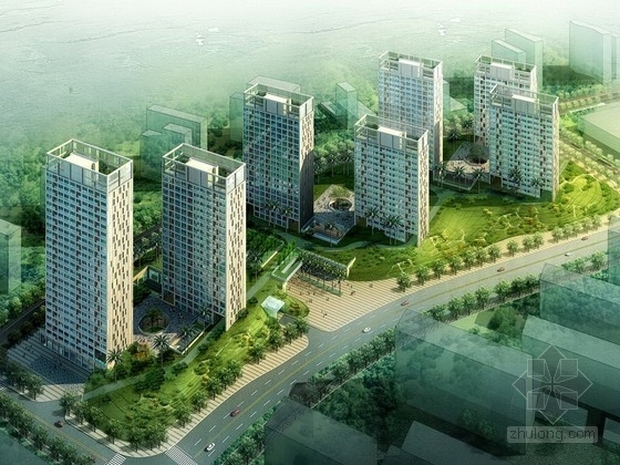酒店式公寓设计方案资料下载-[上海]某知名中档公寓式酒店规划设计方案文本