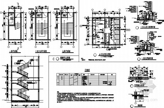 [新南通]某生活配套区宿舍楼建筑施工图（B型）-节点 