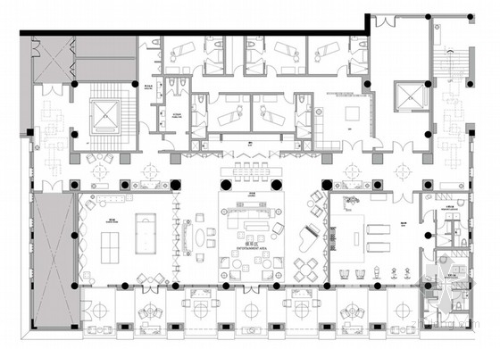 高端别墅建筑cad资料下载-[广东]养生商务高端别墅式会馆室内设计方案