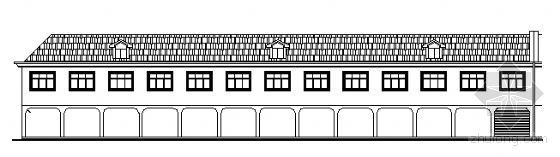 二层管理用房建筑资料下载-某二层临江营业房建筑施工图