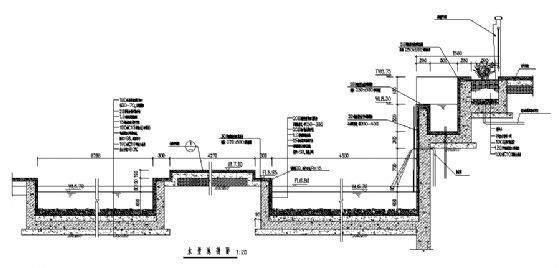 水景池节点图资料下载-水景池剖面详图（4）