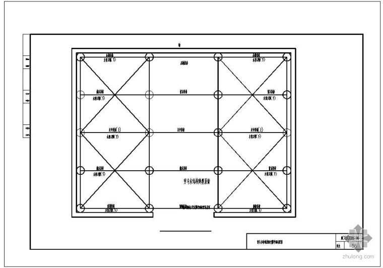 屋面木结构施工方案资料下载-[川]08G08某穿斗木结构屋面支撑平面布置节点构造详图