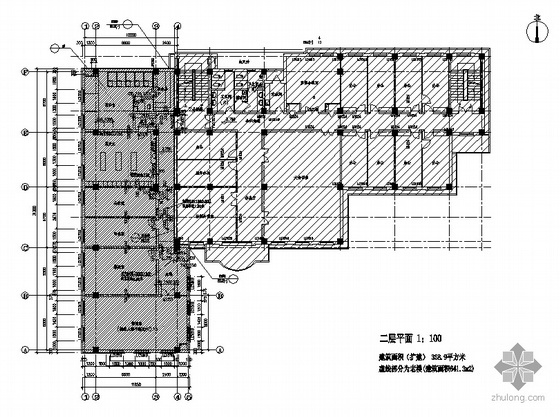 [北京市]某信访办扩建工程建筑施工图设计套图(含无障碍设计详图)- 
