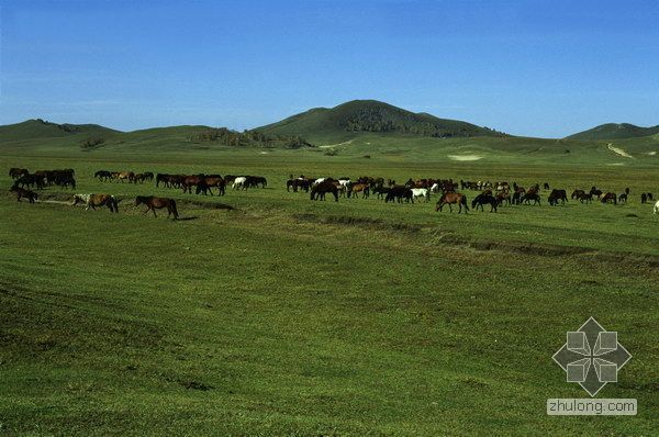 彩平素材psd草地资料下载-天空草地素材