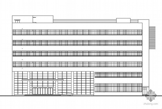 高铁调度中心施工图资料下载-某调度中心建筑施工图纸