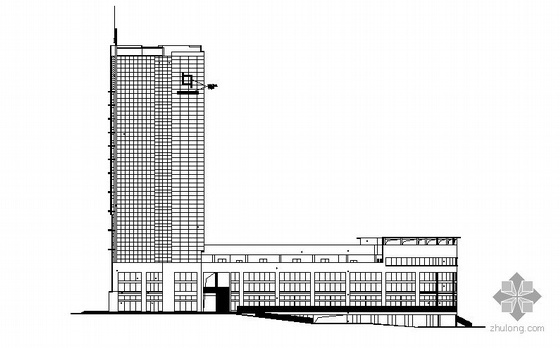 2层办公综合楼建筑施工图资料下载-某十五层综合楼建筑施工图