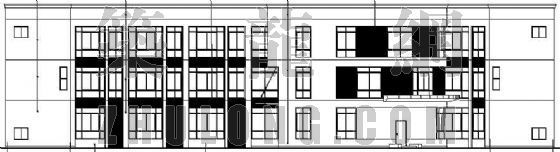 三层建筑酒店设计方案资料下载-某三层办公楼建筑设计方案