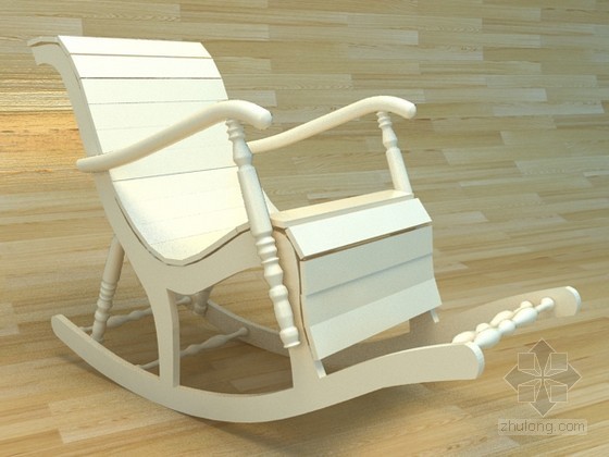 休闲躺椅SU模型资料下载-休闲摇椅