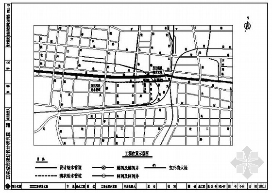 给水管线标准图集资料下载-某市道路给水管道施工图