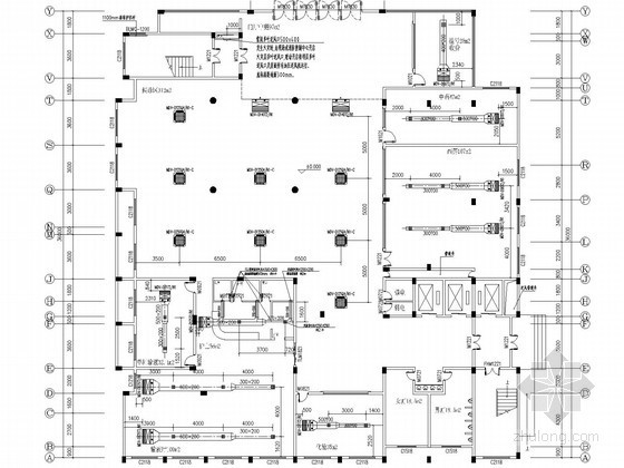 综合大楼空调系统图纸资料下载-多层门诊综合大楼空调通风及防排烟系统设计施工图