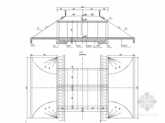 钢筋混凝土管涵施工图资料下载-2x3m钢筋混凝土圆管涵设计套图（9张）