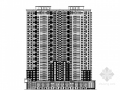 [东莞]某欧式风格33层住宅楼建筑方案图（含效果图）