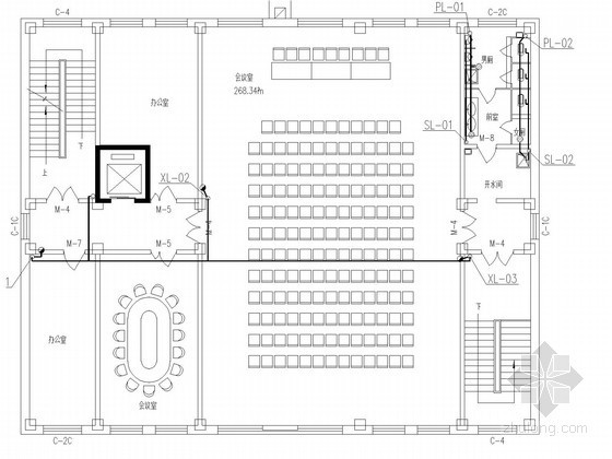 消防执勤楼施工图资料下载-六层展厅办公楼给排水消防施工图