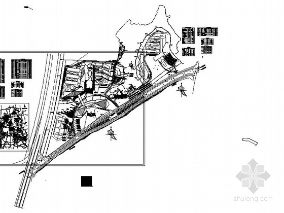 办公环境景观CAD资料下载-[广东]办公环境园林景观设计施工图