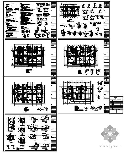 一层砖混基础资料下载-某地上三层地下一层砖混别墅结构设计图