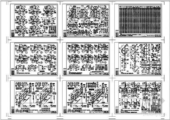 钢爬梯标准图集资料下载-某设计院钢斜梯标准图集