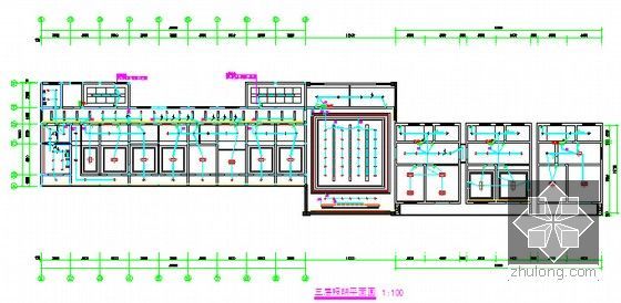 [江苏]妇幼保健所改造装修工程施工招标文件及工程量清单(标底附图纸)-三层照明平面图