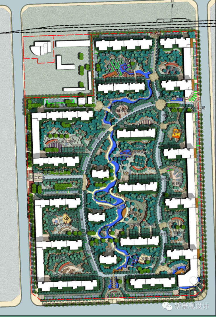 景观总图设计（土人景观设计案例学习）-居住区规划