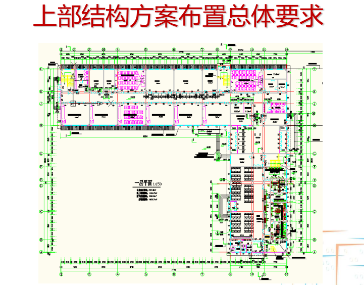 PKPM隔震设计之实例工程解析(二）-隔震设计实例分析-一层平面