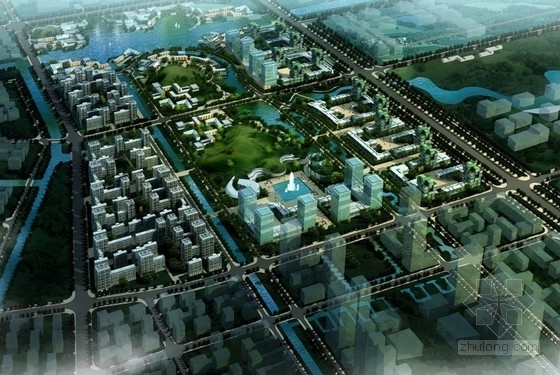 行政规划概念资料下载-[江苏]南通新城区概念规划设计方案文本
