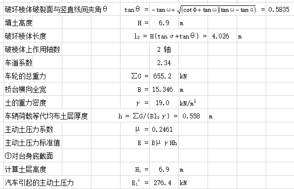 小桥单排桩薄壁桥台计算（带公式）_11