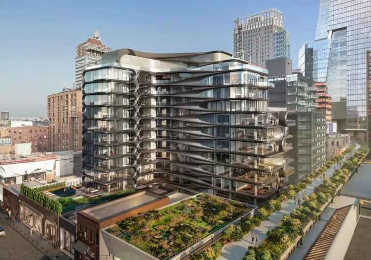 纽约豪华顶层公寓资料下载-扎哈生前设计的公寓，顶层复式样板房公开，售价3.5亿