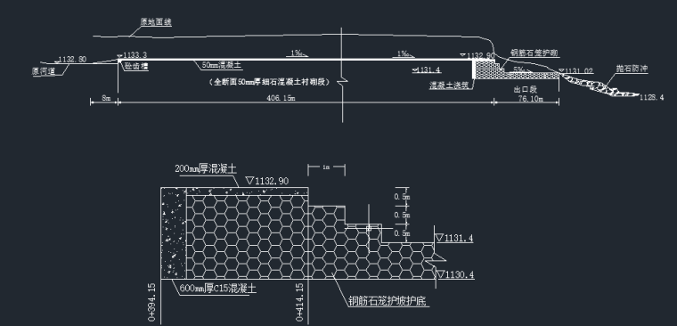 荷花建筑方案文本资料下载-[莲花寺]水库导流和截流工程设计及施工方案（共30页，含图纸）