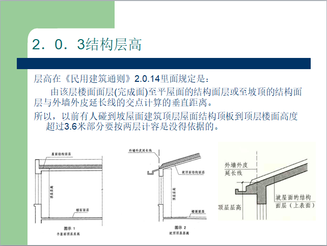 《建筑工程建筑面积计算规范》2013版解读-结构层高