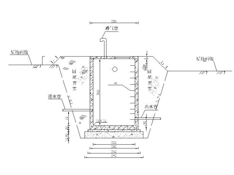 某县某镇九村农村饮水安全工程水处理施工图-减压井结构图