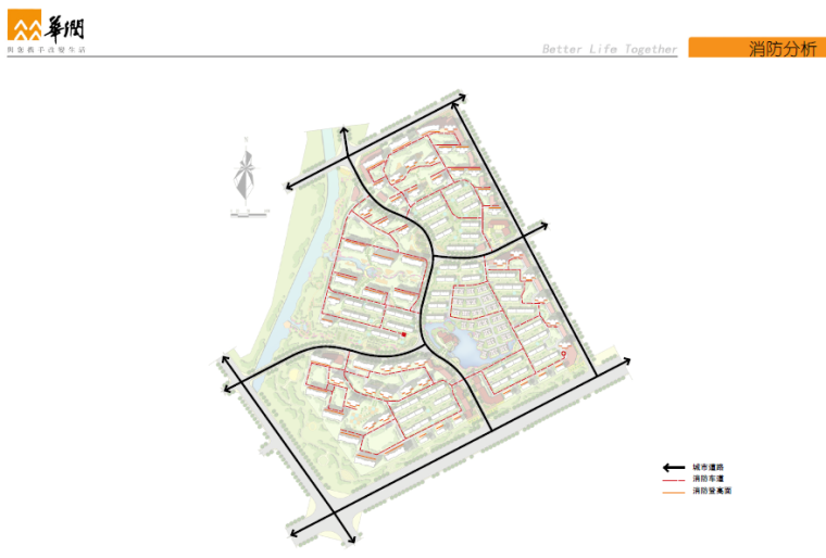 [辽宁]沈阳知名地产丁香湖住宅建筑设计方案文本-消防分析