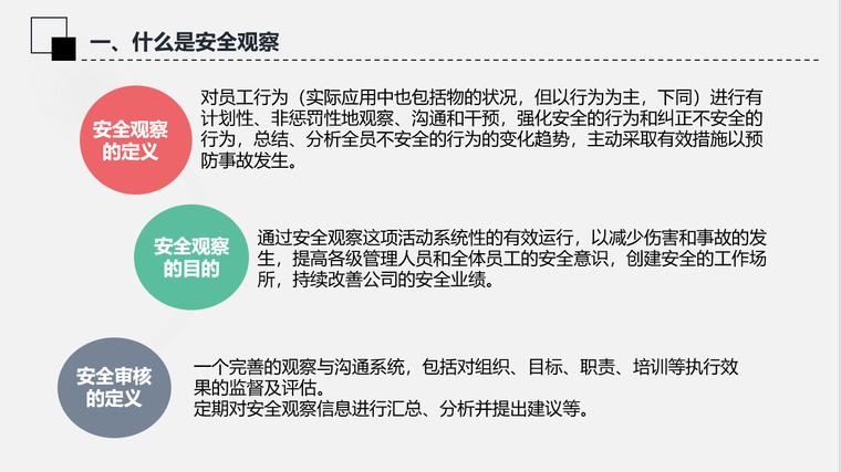 水工安全观测资料下载-安全观察培训讲义（含模拟案例分析）