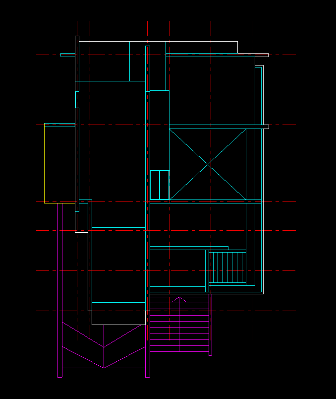 三层L型的农村别墅资料下载-庭院式A型别墅建筑施工图