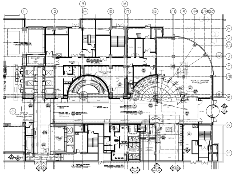 酒店设计方案全套图纸资料下载-[辽宁]新加坡Ecoid-沈阳万丽酒店全套施工图+设计方案+效果图（JPG,PDF,CAD）