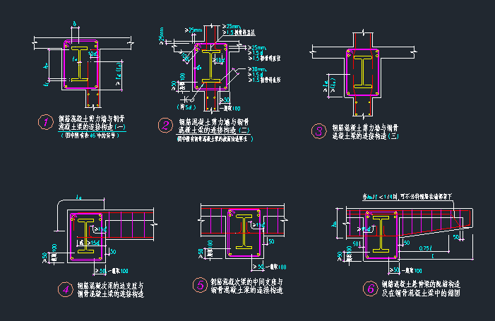 混凝土节点域资料下载-50张常用钢结构节点标准图