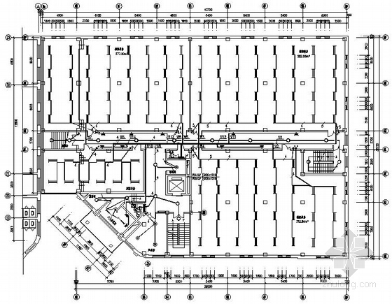 庐江档案馆博物馆建筑模型资料下载-某档案馆电气图纸