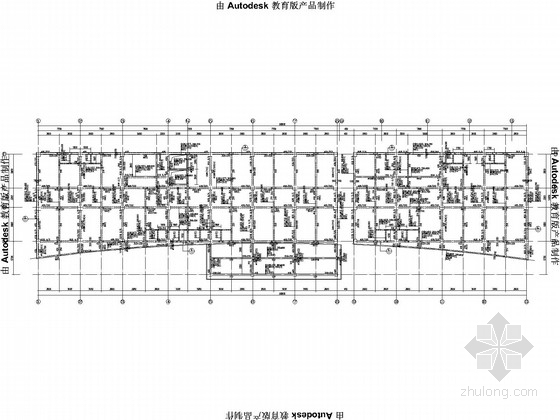 六层框架综合楼办公楼资料下载-六层框架医疗综合楼结构施工图