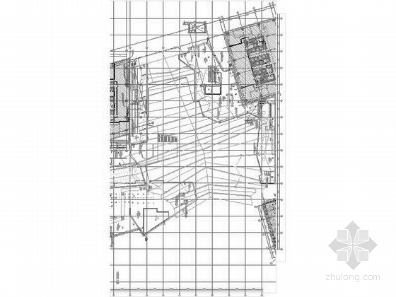 [河北]高层知名现代风格商业建筑各层平面图（甲级设计院）-高层知名现代风格商业建筑平面图