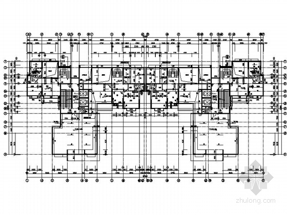 [广东]某二十四层商住楼建筑施工图（含效果图）-A栋复式平面图