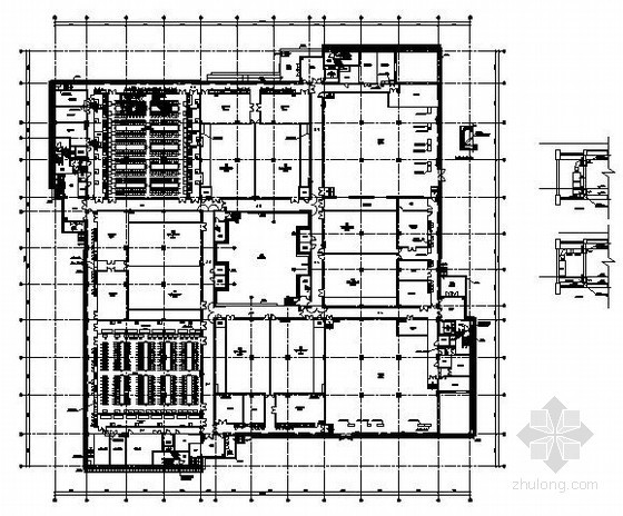 上海市低层建筑施工图资料下载-[上海]建筑机房通风设计施工图