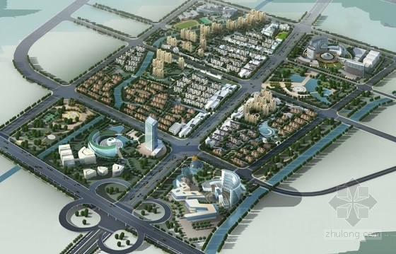 新城片区城市设计资料下载-[山东]绿色新城门户片区规划设计方案文本
