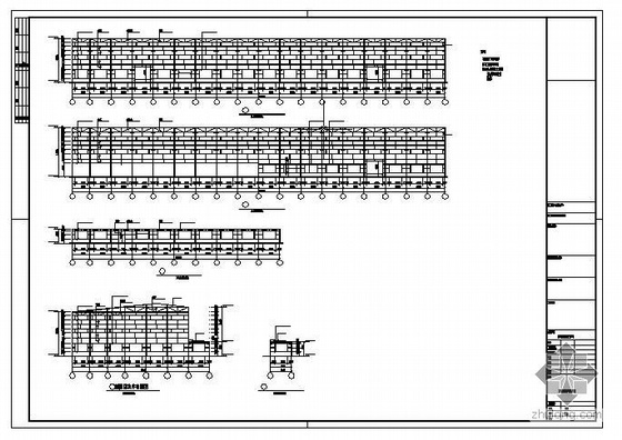 某公司轻钢结构厂房仓库成套图纸-4