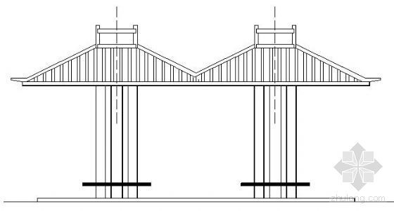 古建亭子连廊施工图资料下载-两种花架廊施工图