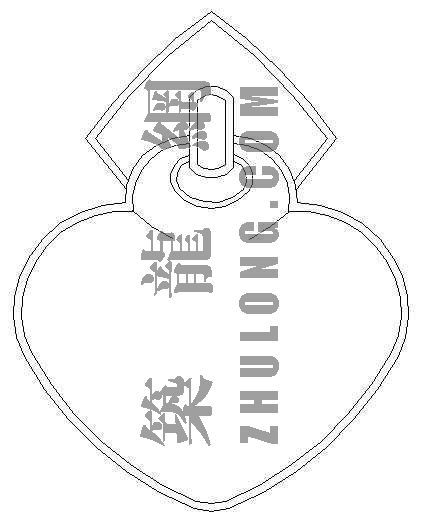普通门环图块资料下载-普通门环24
