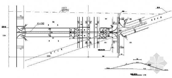 钢筋砼涵结构剖面资料下载-某穿堤箱涵结构施工图