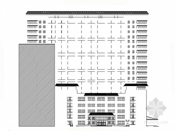 住院楼6层资料下载-[新疆]某大学附属医院二十层住院楼建筑施工图