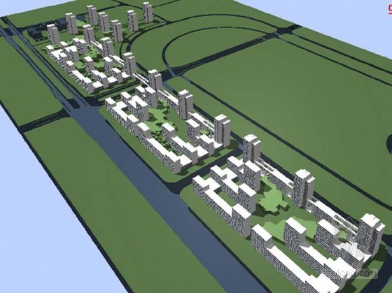 住宅区规划与建筑设计资料下载-[西安]某住宅小区田园规划与建筑设计方案（含JPG、CAD、PPT）