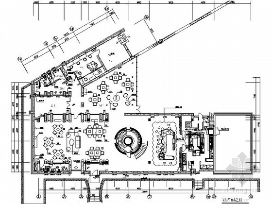 酒店客房天花地板cad图资料下载-[北京]时尚豪华酒窖装修设计CAD施工图