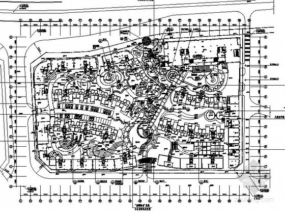 古廊架施工图资料下载-[重庆]某居住区景观工程施工图（含效果）