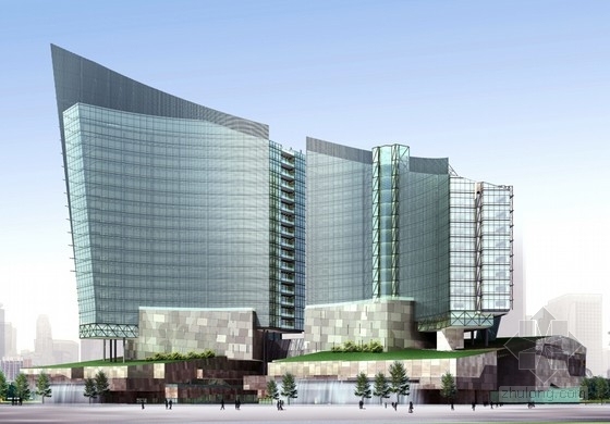 [山西]高新技术研发大厦建筑设计方案文本-高新技术研发大厦效果图 